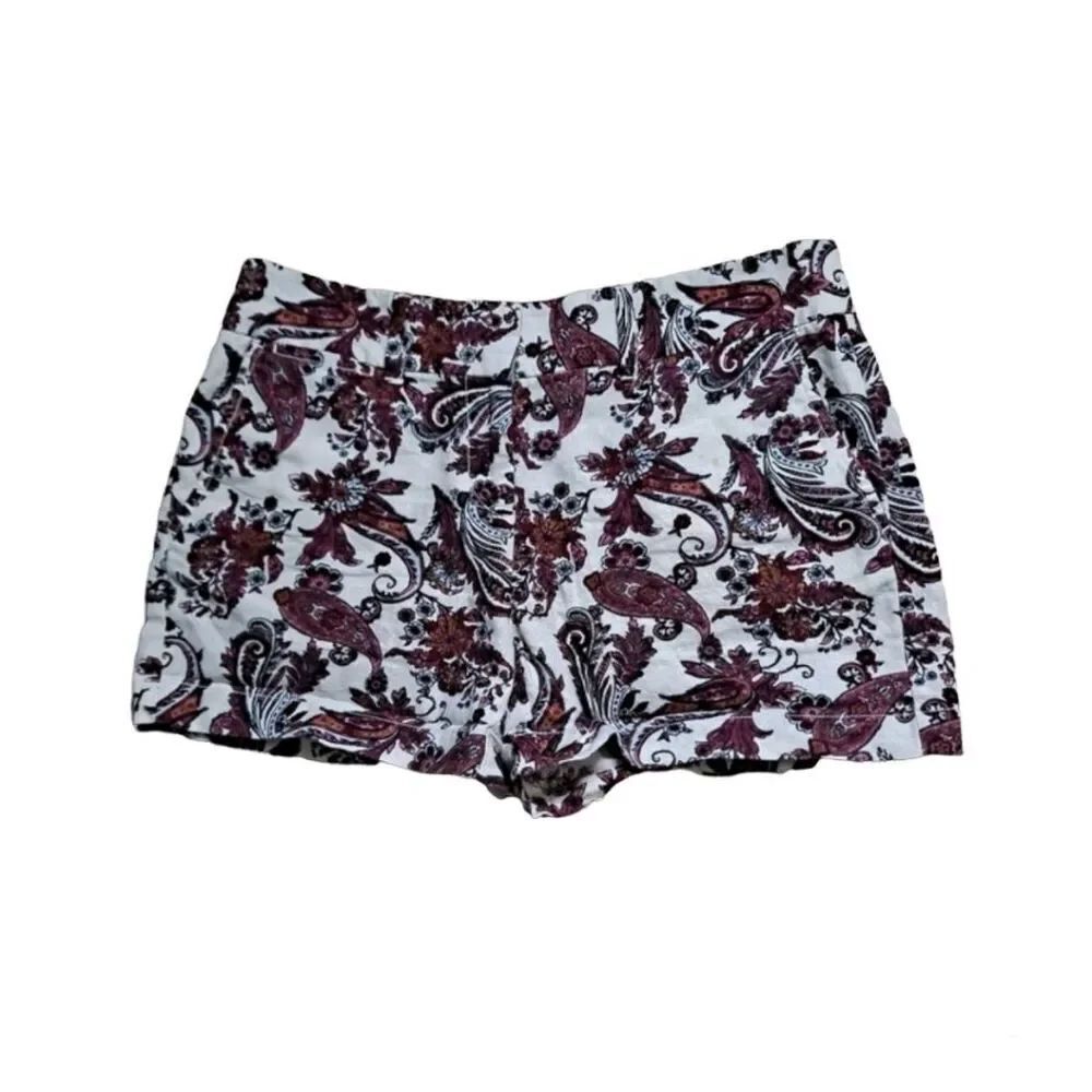LOFT Paisley Low Rise Shorts